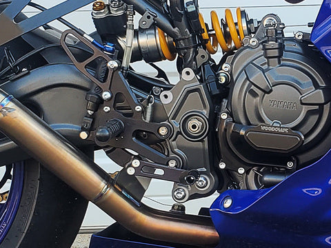 Yamaha YZF-R7, 2022, Complete Rearset Kit w/ Pedals