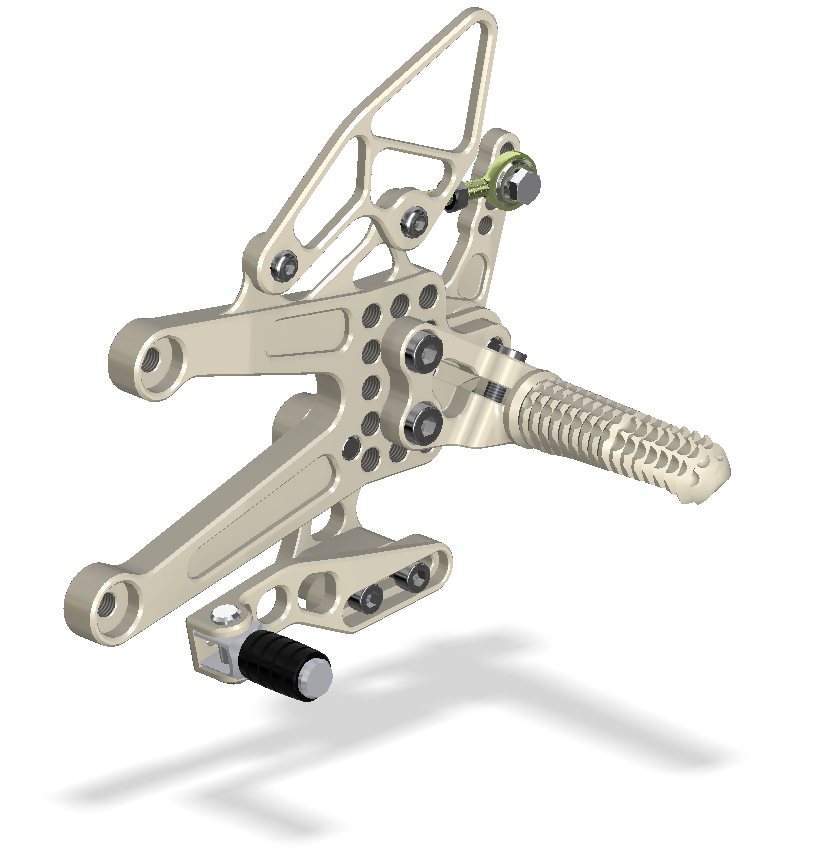 Yamaha R1, 2004 - 2006, Attack Performance Rearset Kit W/ Shift Lever (Aero Hard)