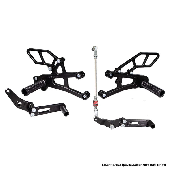 Triumph Street Triple (S/RS), 2017 - 2024, Woodcraft Rearsets