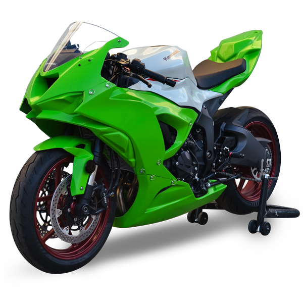 Kawasaki ZX-6R, 2024, Hot Bodies Race Bodywork