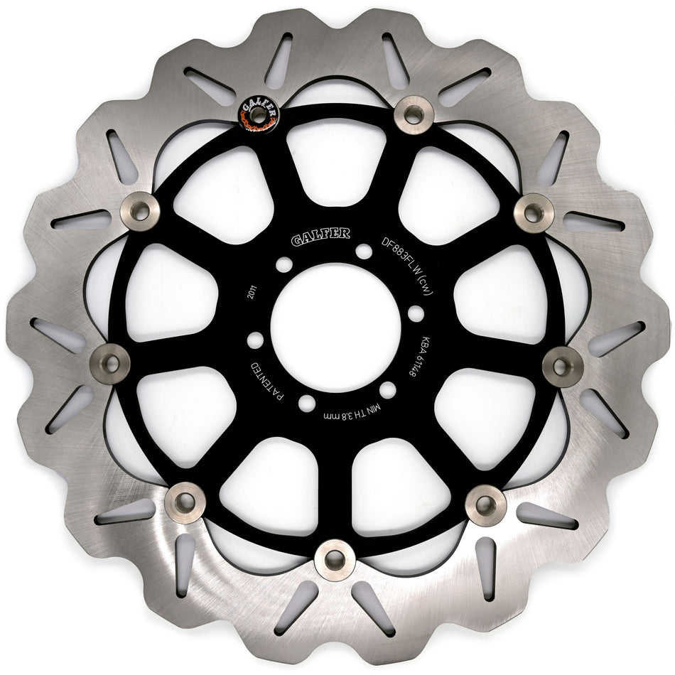 Aprilia RSV4 (Factory/RR/1000), 2011 - 2015, Galfer 320mm Floating Wave® Rotor (Front Disc - 1)