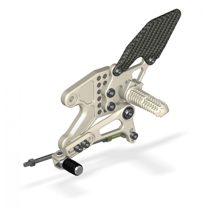 Yamaha R7, 2022+, Attack Performance Rearset Kit (Aero Hard ...