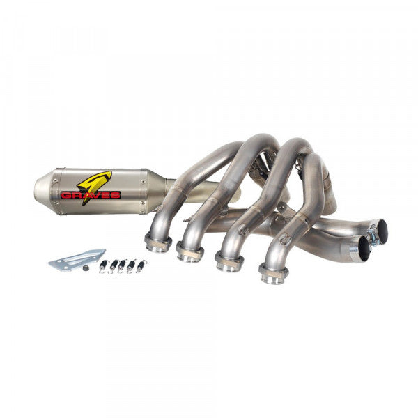 Yamaha R1 M / S, 2015 - 2023, Graves Full Titanium Exhaust System (200mm Exhaust)