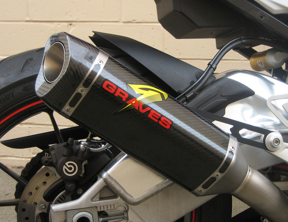 BMW S1000RR, 2015 - 2016, Graves Motorsports CatBack Slip-On Exhuast