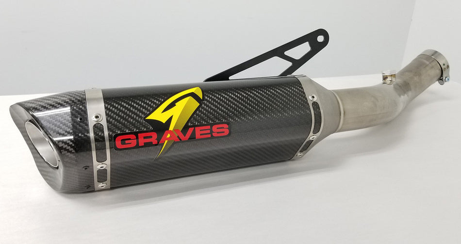 Aprilia RSV4, 2017 - 2020, Graves Motorsports Cat-Eliminator Exhaust