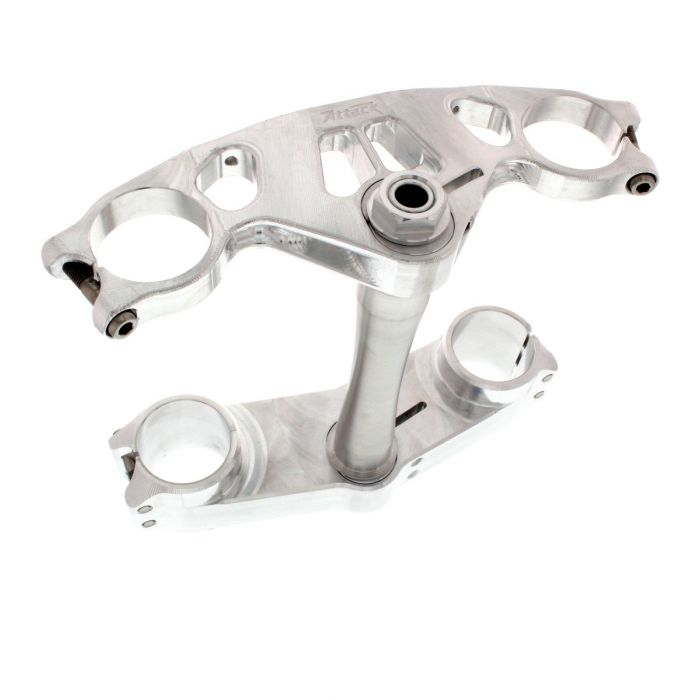 Honda CBR1000RR, 2008+ Attack Performance Triple Clamp Kit - GP (Silver)