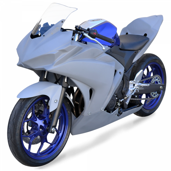 Yamaha R3, 2015 - 2018, Hot Bodies Race Bodywork