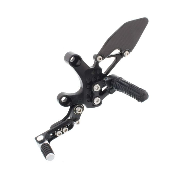 Ducati Attack Performance Rearset Kit w/ Shift Lever (Black)