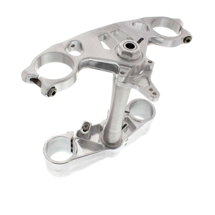 Ducati 748R,749R,996R/S,999R/S,1098R/S, Attack Performance Triple Clamp Kit - GP (Silver) (53MM-56MM)