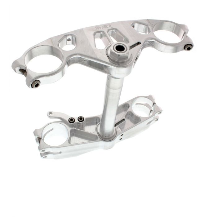 BMW S1000RR, 2010+, Attack Performance Triple Clamp GP Kit (Silver)