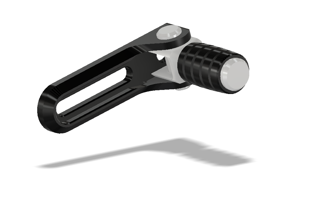 Yamaha R1, 2015+, Attack Performance Rearset - Shift Lever Slider -Bla ...