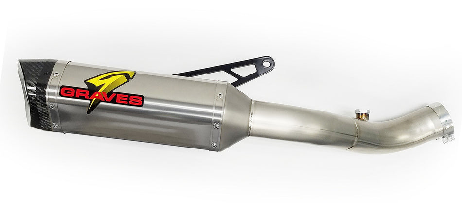 Aprilia RSV4, 2017 - 2020, Graves Motorsports Cat-Eliminator Exhaust