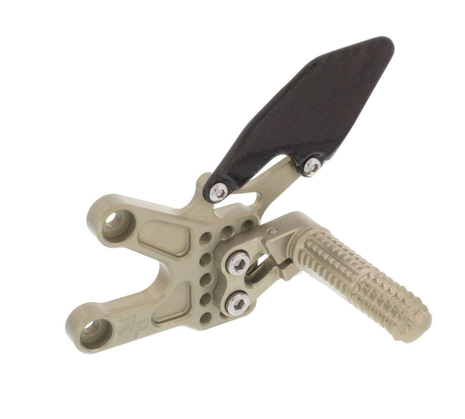 Honda CBR1000RR, 2008+, Attack Performance Rearset Kit (Aero Hard)