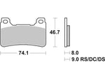 Kawasaki ZX-10R 2008 - 2015, SBS Brake Pad Set (2 Pads)