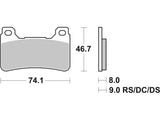 Kawasaki ZX-10R 2008 - 2015, SBS Brake Pad Set (2 Pads)