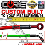 CoreMoto Custom Brake Lines - Full Length, Single (1) Line Kit