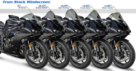 Kawasaki ZX-6R (636), 2009 - 2018, Zero Gravity Wind Screen