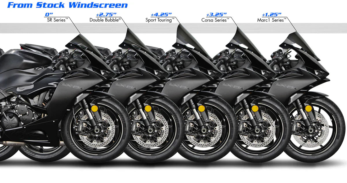 Kawasaki ZX-6R, 2005 - 2006, Zero Gravity Wind Screen Kawasaki ZX-6R, 2005 - 2006, Zero Gravity Wind Screen