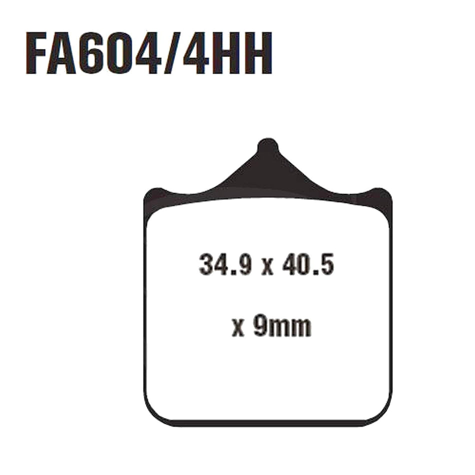 BMW S1000RR, 2008 - 2018, EBC GPFAX Brake Pads