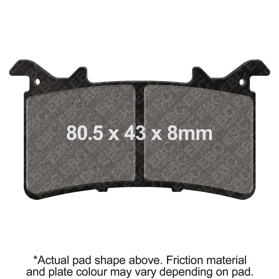 Honda CBR1000RR Fireblade, 2020 - 2025, EBC GPFAX Brake Pads