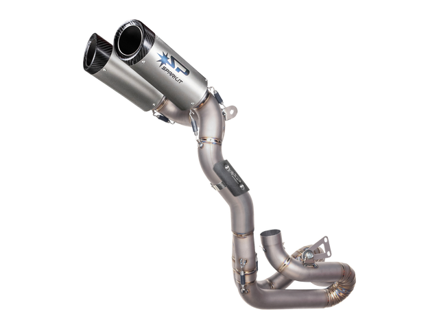 Ducati V4 (S/R), 2018 - 2024, Spark Titanium Semi-Full Exhaust System (Single Side Swingarm)