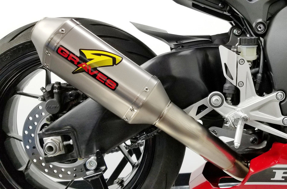 Honda CBR1000RR, 2017 - 2024, Graves Motorsports CatBack Exhaust System