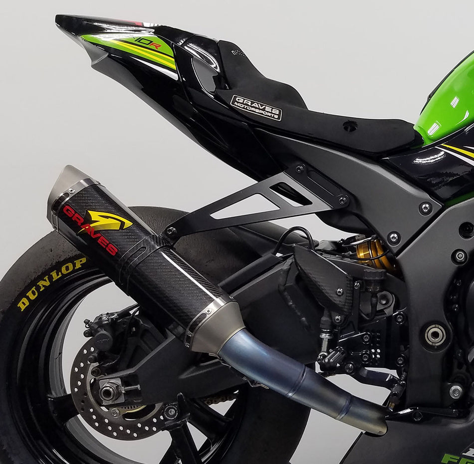 Kawasaki ZX-10R / ZX-10RR, 2016 - 2024, Graves Motorsports "WORKS2" Full Exhaust System