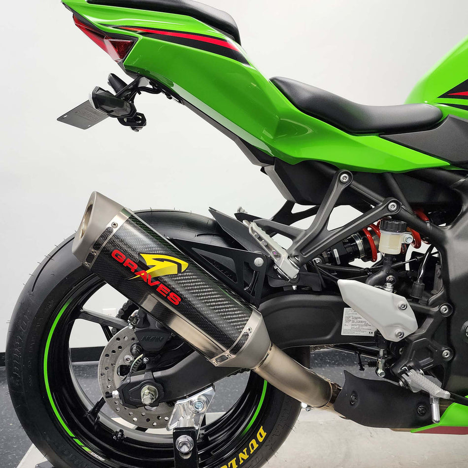 Kawasaki ZX-4RR / ZX-4R, 2023+, Graves Motorsports Slip-On Exhuast