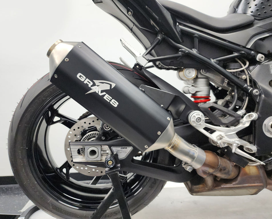 BMW S1000RR, 2019 - 2024, Graves Motorsports CatBack Slip-On Exhuast