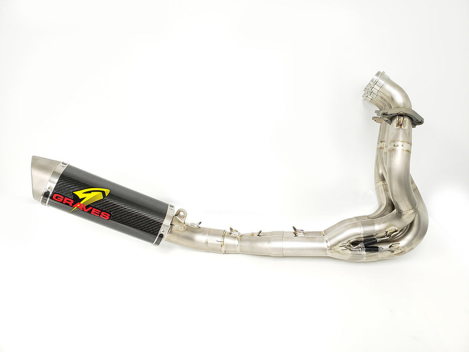 Kawasaki ZX-6R, 2009 - 2025, Graves Motorsports "WORKS LINK" Full Exhaust System