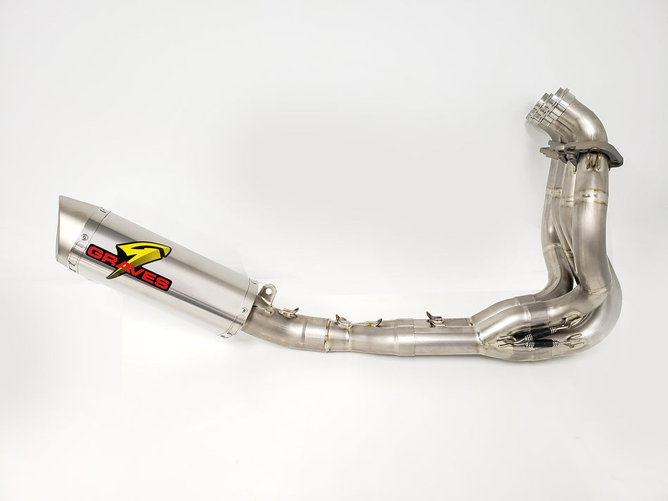 Kawasaki ZX-6R, 2009 - 2025, Graves Motorsports "WORKS LINK" Full Exhaust System