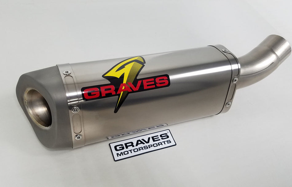 Kawasaki ZX-6R, 2019 - 2025, Graves Motorsports CatBack Exhaust