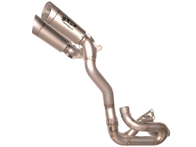 Ducati V4 (S/R), 2018 - 2024, Spark Titanium Semi-Full Exhaust System (Single Side Swingarm)