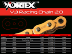 Vortex V3 2.0 -- RX Race Chain -- 520 Pitch