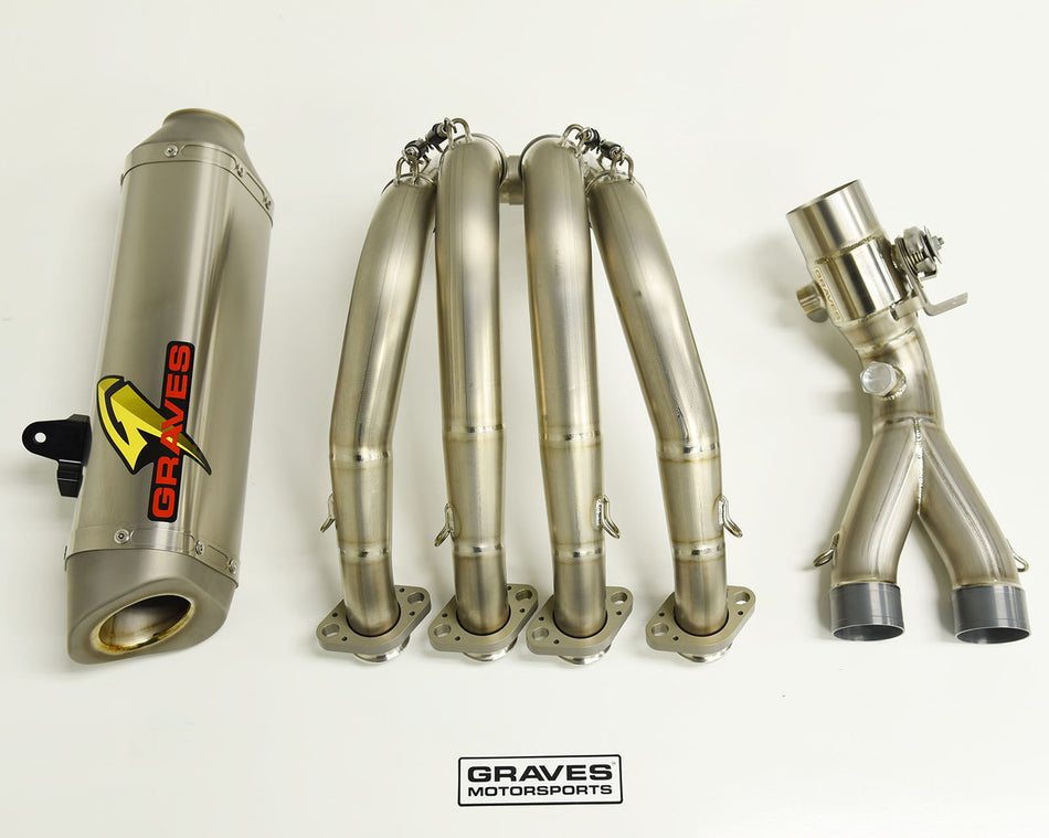 Yamaha R6, 2017 - 2023, Graves Full Titanium WORKS 8 EVR Type-R Full Exhaust