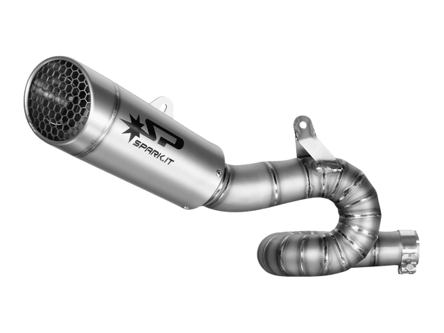 Triumph Street Triple 765 (R/RS Moto 2), 2018-2022, Cat Delete, Spark Slip-On Exhaust System