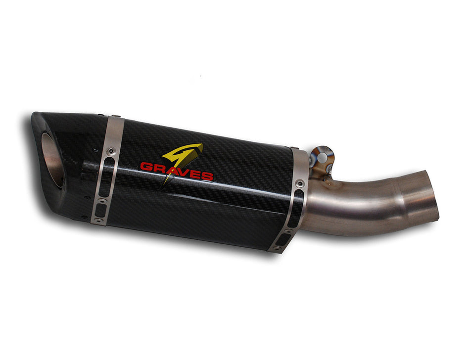 Kawasaki ZX-6R / ZX-6R (636), 2009 - 2017, Graves Motorsports Slip-On Exhuast