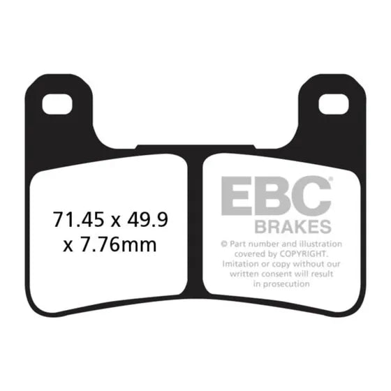 Suzuki GSXR600, 2004 - 2010, EBC GPFAX Brake Pads