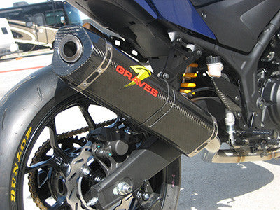 Yamaha R3, 2015-2023, Graves Motorsports "WORKS2" Full Exhaust System