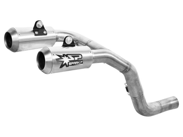 Ducati Monster 1200, 2016+, Spark Titanium Semi-Full Exhaust System