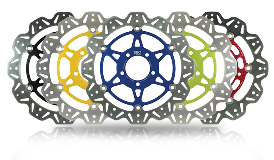 Ducati Desmosedici, 2008 - 2010, EBC "Vee" Floating Brake Rotor (1-Disc)