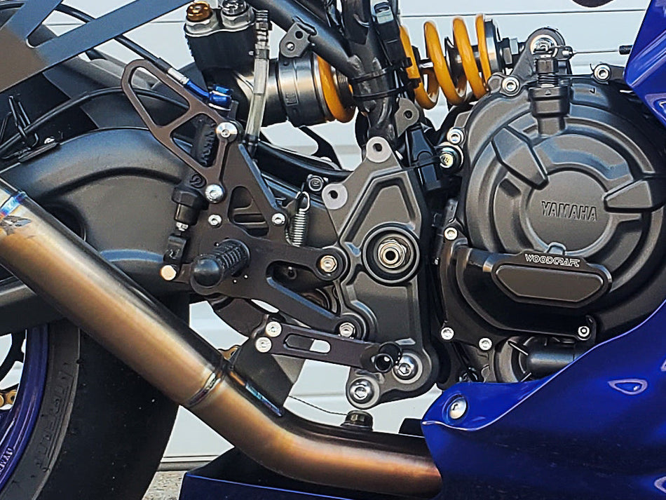 Yamaha YZF-R7, 2022, Complete Rearset Kit w/ Pedals