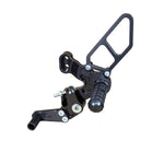 Ducati 1198SP 2008-09, 848 EVO 2011-13, Complete Rearset Kit w/ Pedals - GP Shift  w/ Factory QS