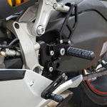 Ducati Panigale 899, 959 Corse, 1199S, 1199R, 1299, V2 Complete Rearset Kit w/ Pedals - GP Shift No Folding Toe Pieces