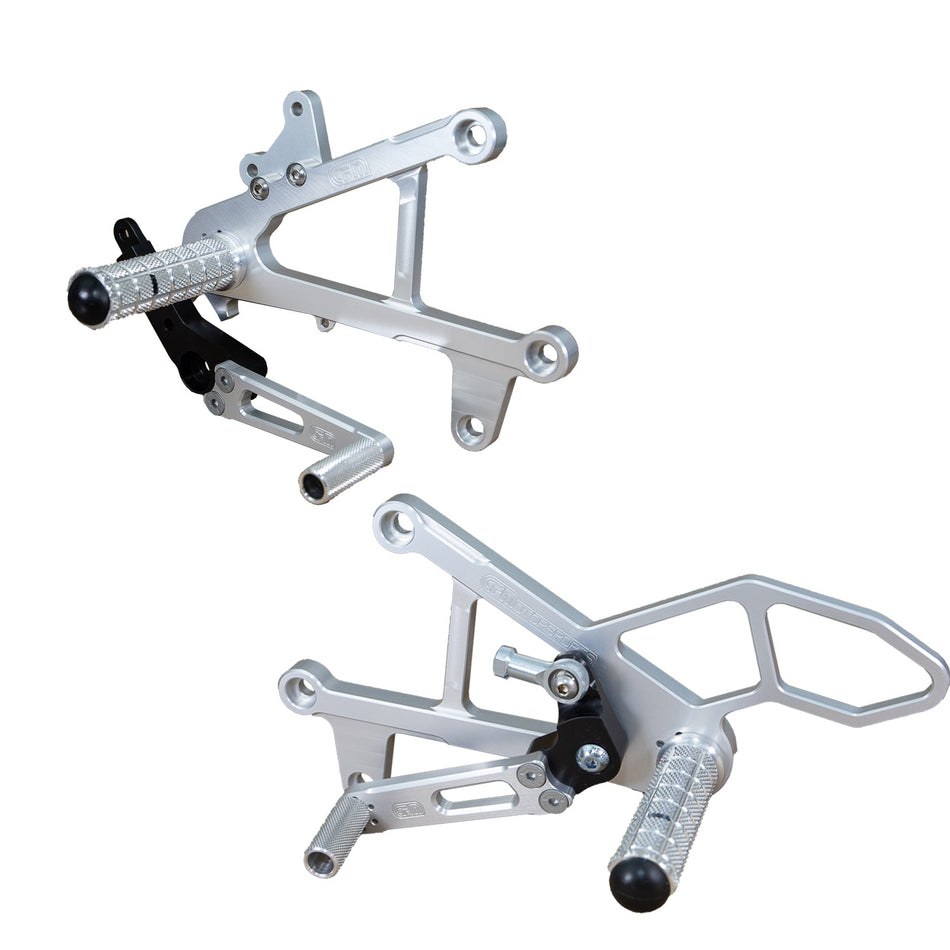 Aprilia RS125, 1996-10 Complete Rearset Kit w/ Pedals - GP Shift