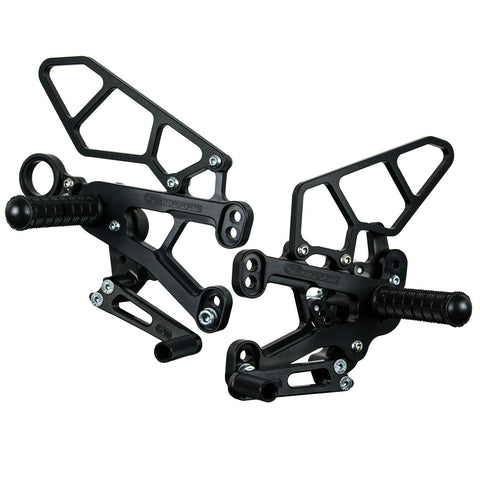 BMW S1000RR. 2009-14 HP4 2013-14 Complete Rearset Kit w/ Pedals - GP Shift