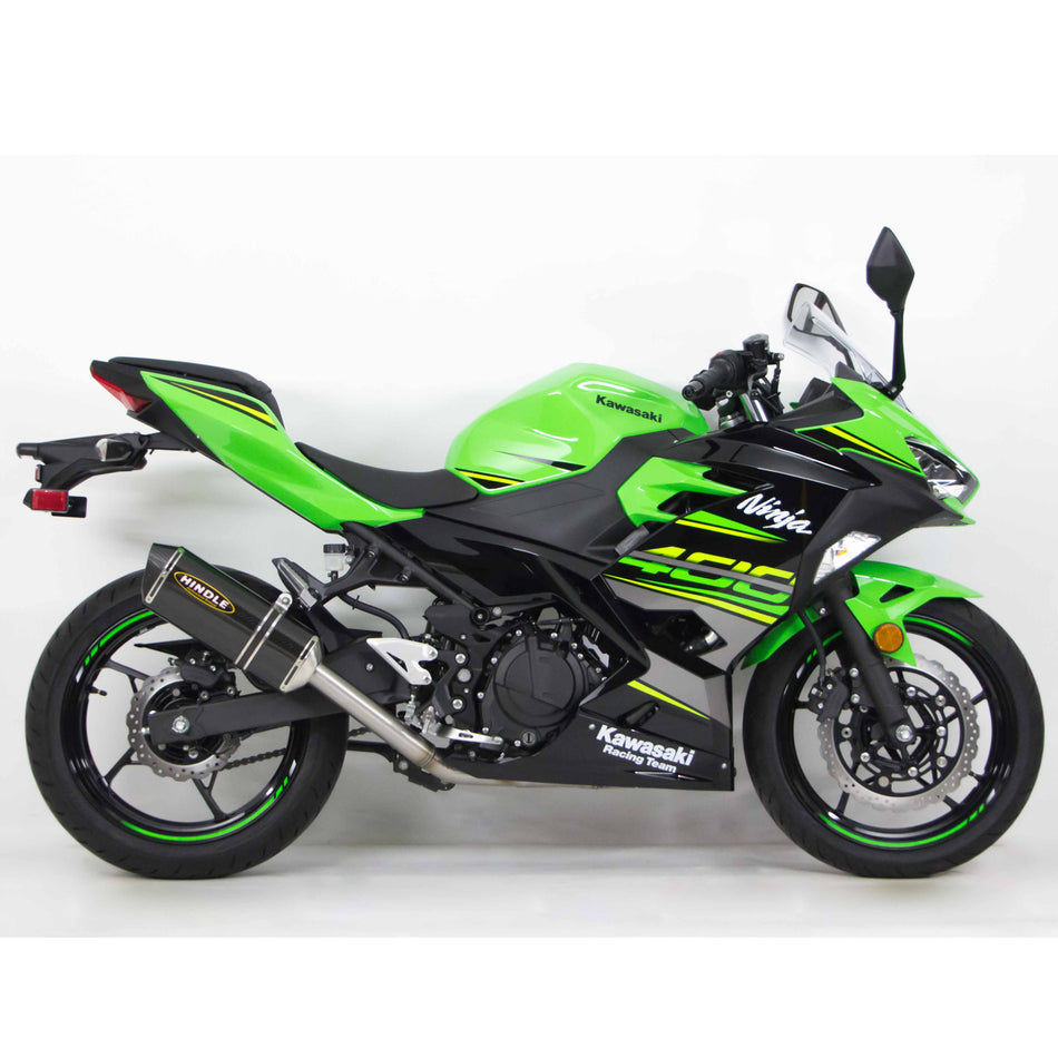 Kawasaki Ninja 400, 2018 - 2020, Hindle Slip-on Exhaust System
