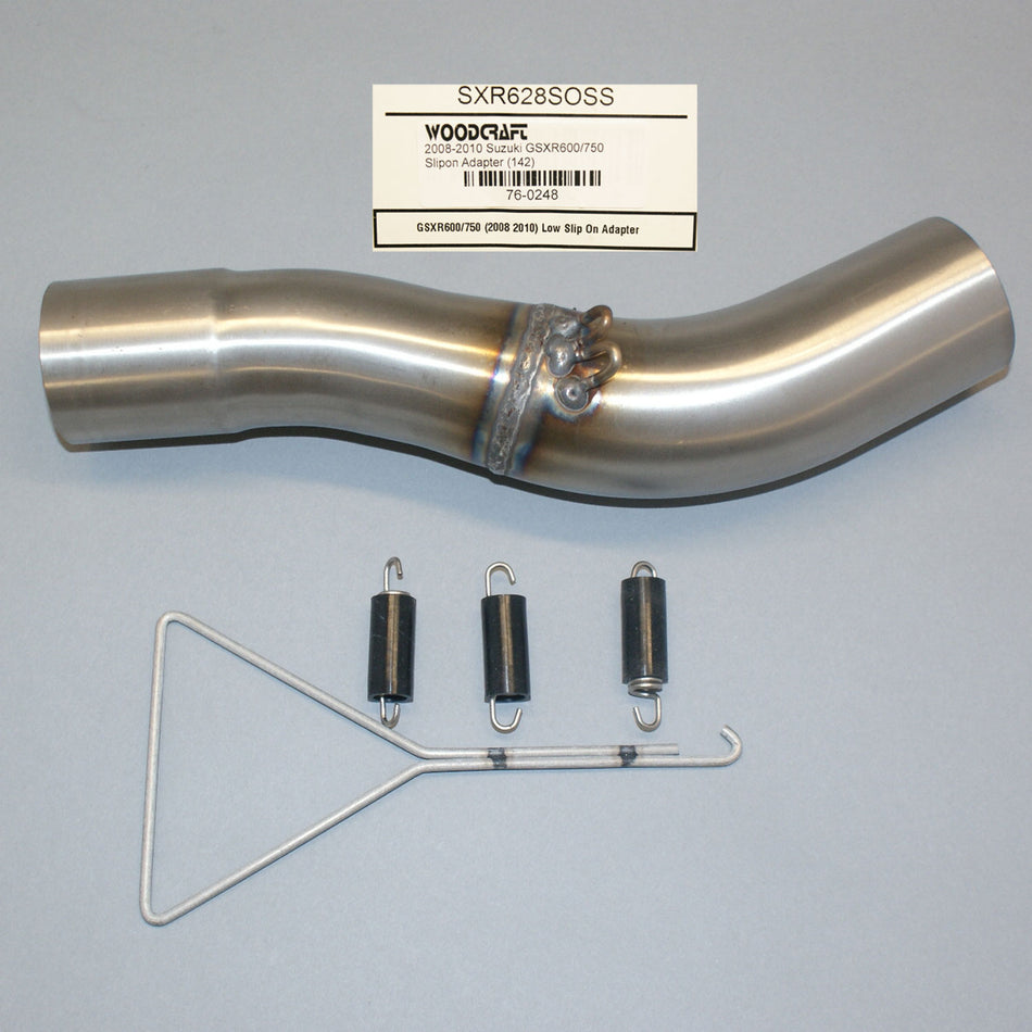Suzuki GSX-R600/750, 2008 - 2010,  Hindle Slip-on Exhaust System