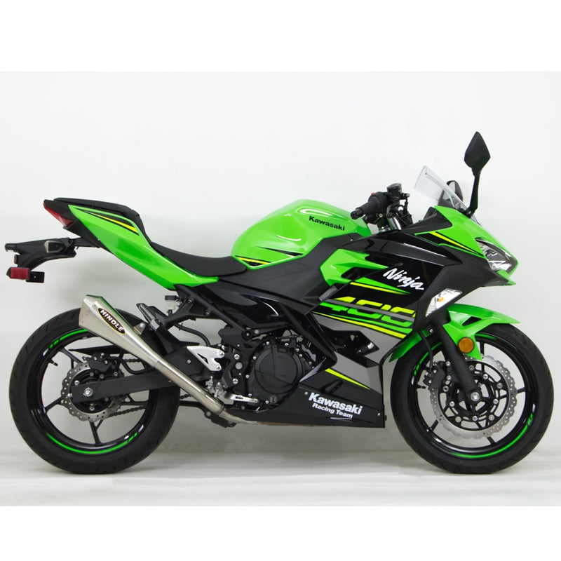 Kawasaki Ninja EX400, 2018 - 2020, Hindle "Evolution Megaphone" Full Exhaust System