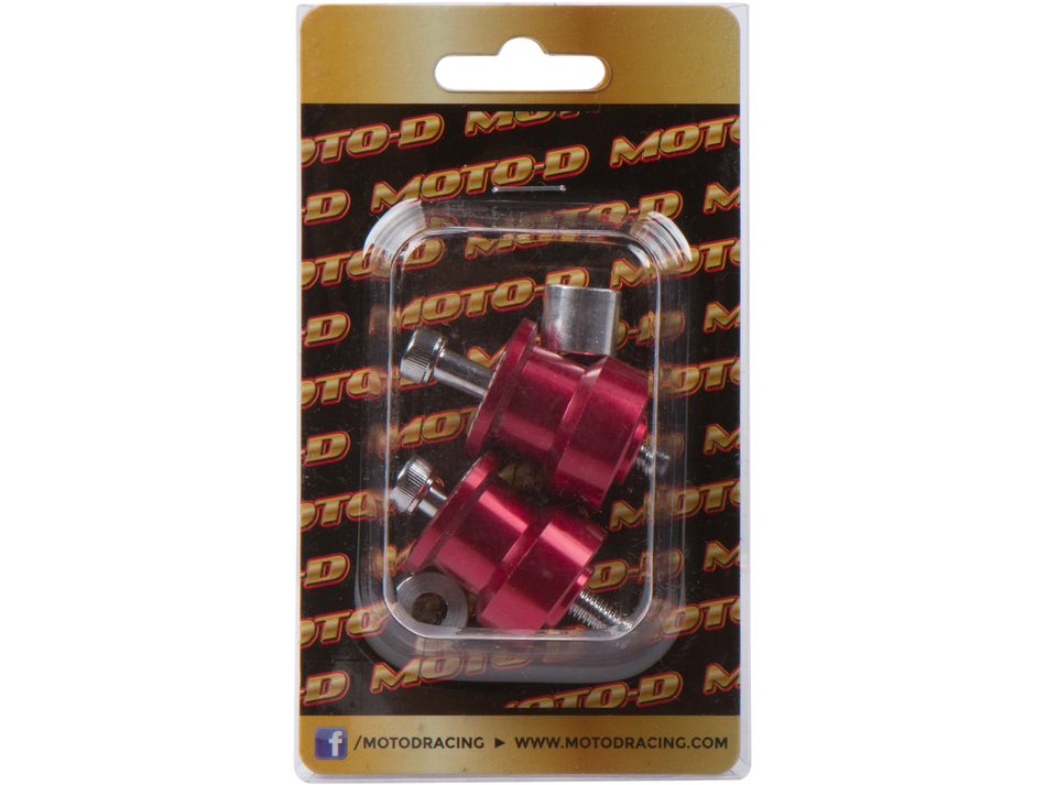 MOTO-D Swingarm Spools (6mm) - Red